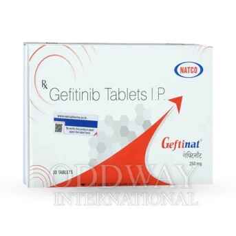 packaging of geftinat generic gefitinib tablets 250 mg