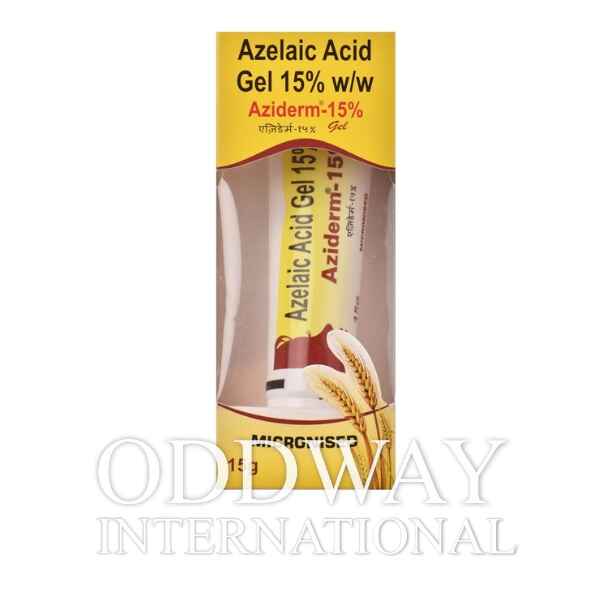 Order Aziderm 15 Gel at an affordable price. Aziderm Gel 15% Tube – Azelaic Acid Topical Acne Treatment
