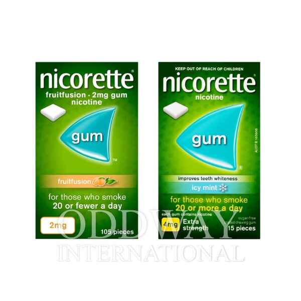 Order Nicotine Chewing Gum at lowest price Nicorette Nicotine Chewing Gum
