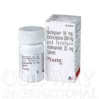 Box and bottle of Taffic Tablet