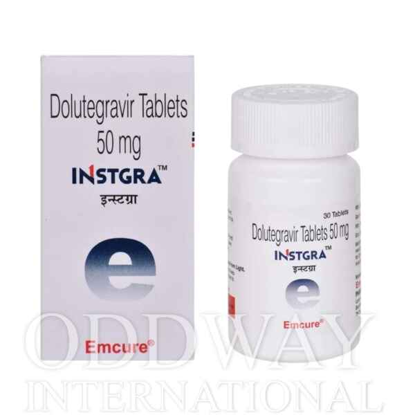 Order Instgra Dolutegravir 50 mg at lowest price Instgra Dolutegravir 50 mg Tablet