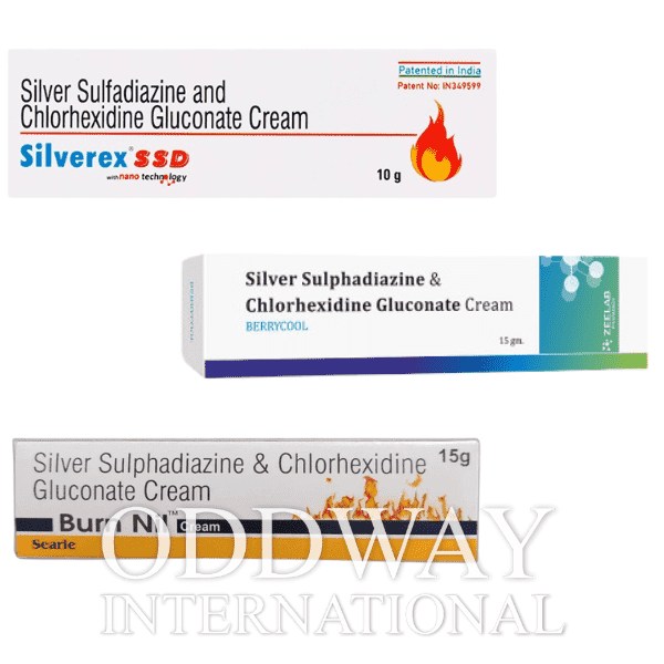 get Silver Sulfadiazine & Chlorhexidine Gluconate at best price Silver Sulfadiazine & Chlorhexidine Gluconate