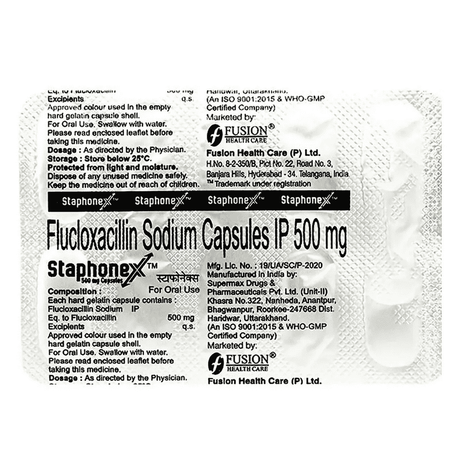 Flucloxacillin 500mg Capsules wholesale export packaging for importers