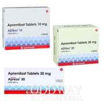 Boxes of Aprezo 30 mg and Aprezo 20 mg and Aprezo 10 mg Tablet