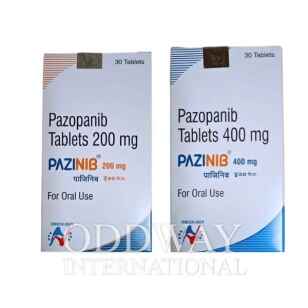 packs of Pazopanib 400 Pazopanib 200 tablets