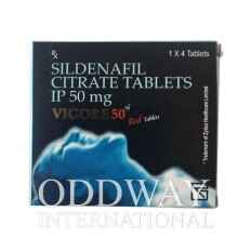 Box packing of vigore 50 red tablet