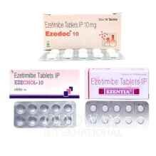 brands of ezetimibe 10 mg tablet