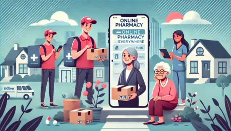 image depicting online prescription refill service by oddway international
